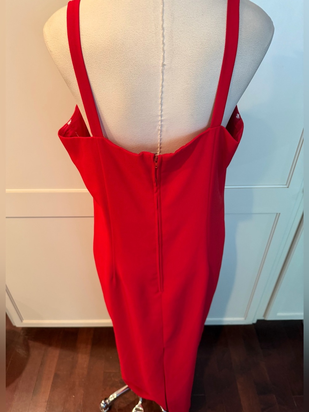 Vintage 90s Elegant Red Women's Dress with Jacket and purse - Picture 12 of 12
